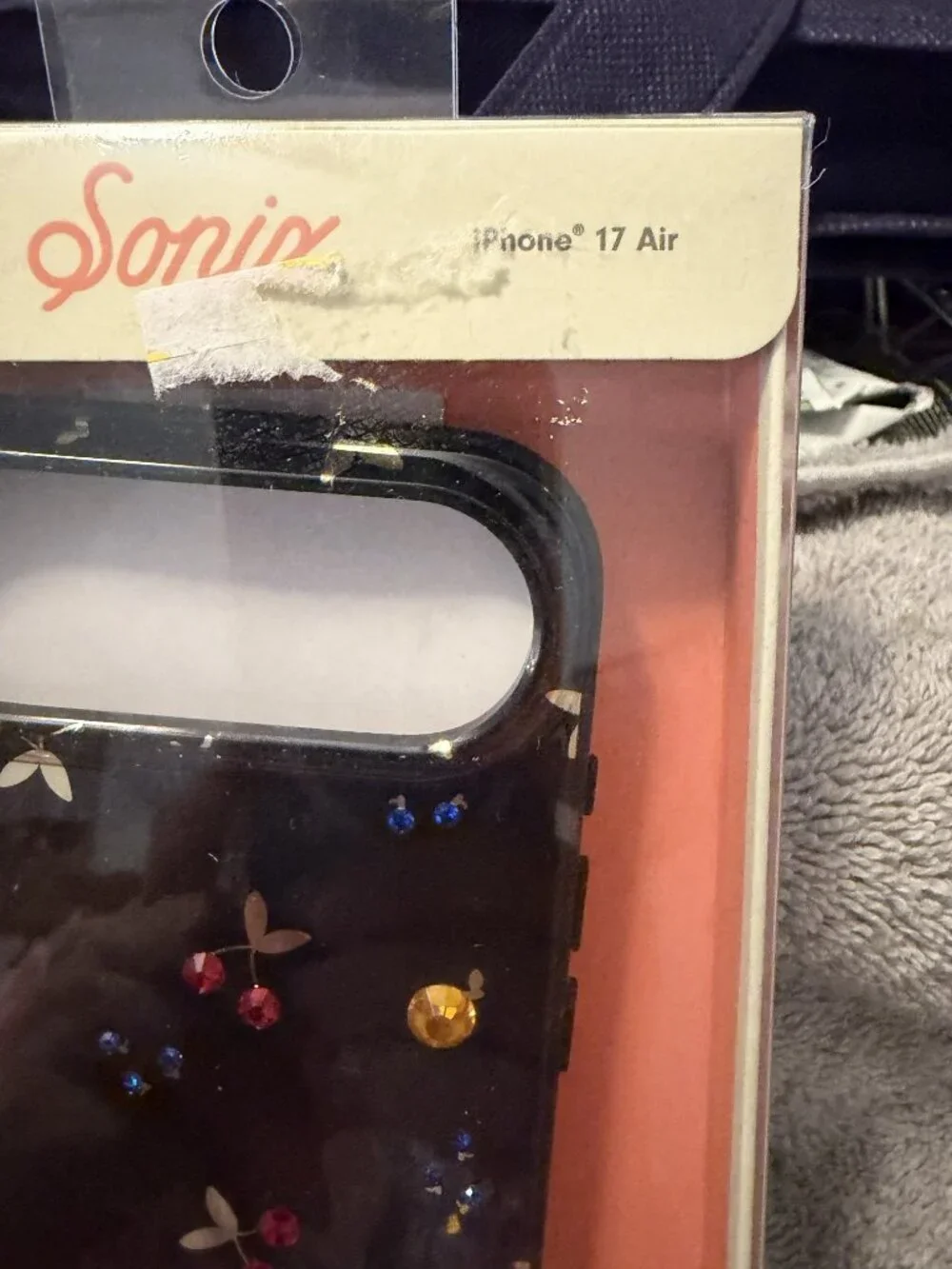 Sonix iPhone 17 Air Case with Fruit and Gem Embellishments